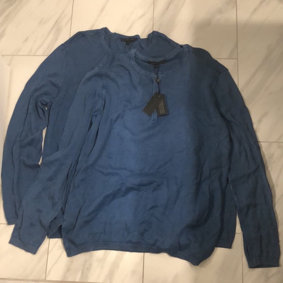 Men’s John Varvatos Long Sleeve Henley - Picture 2 of 4